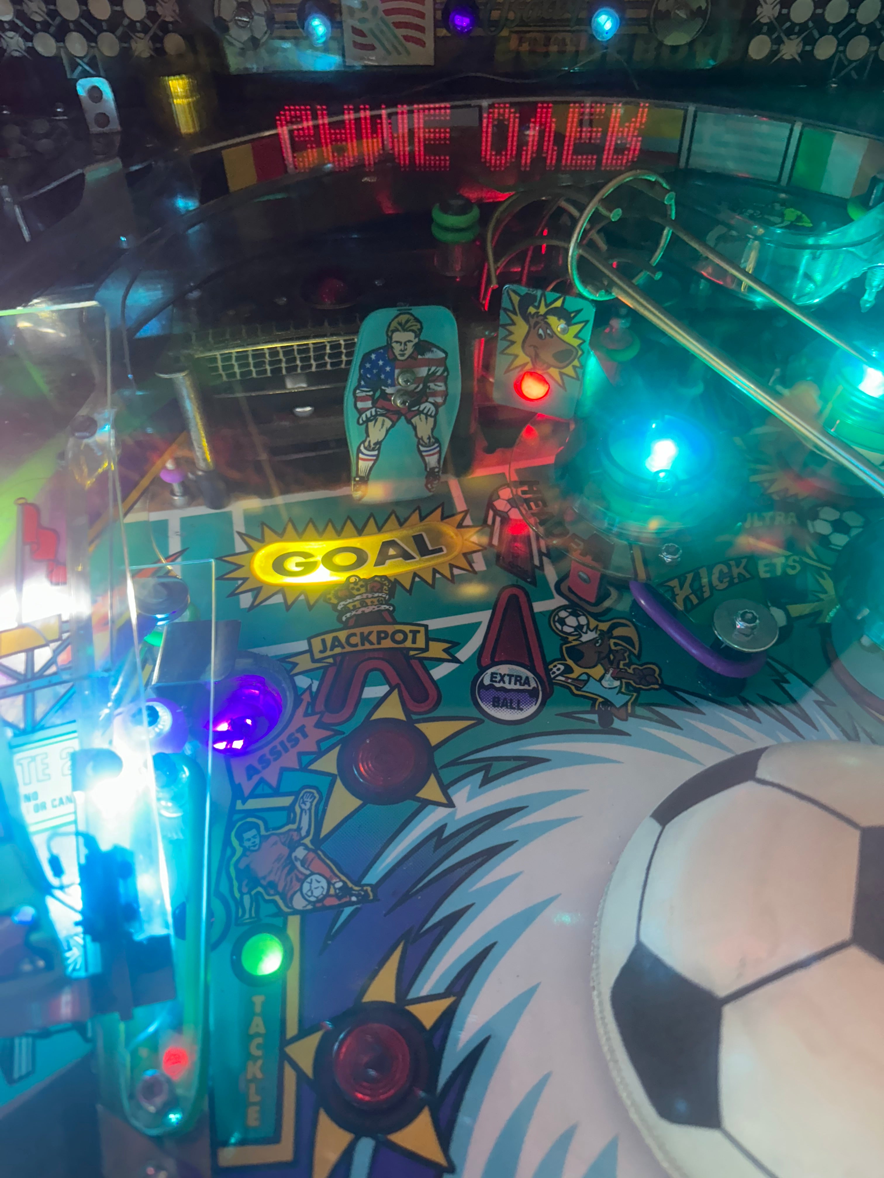 Bally World Cup Soccer Pinball Machine