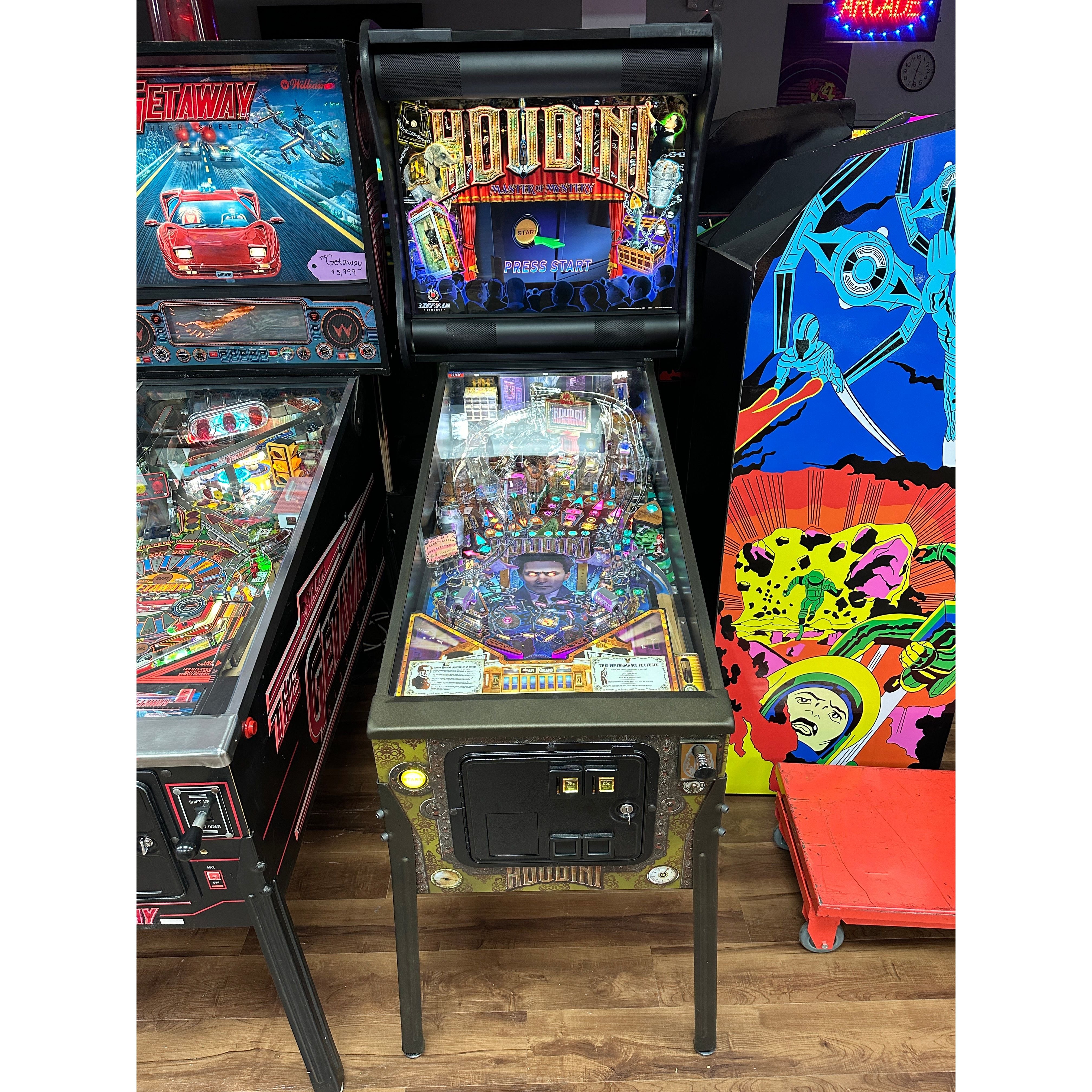American Pinball Houdini Deluxe Pinball Machine