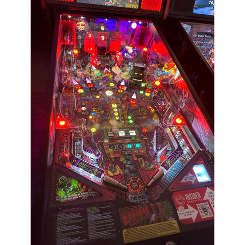 Image of Stern Pinball Elvira's House of Horrors Premium Pinball Machine