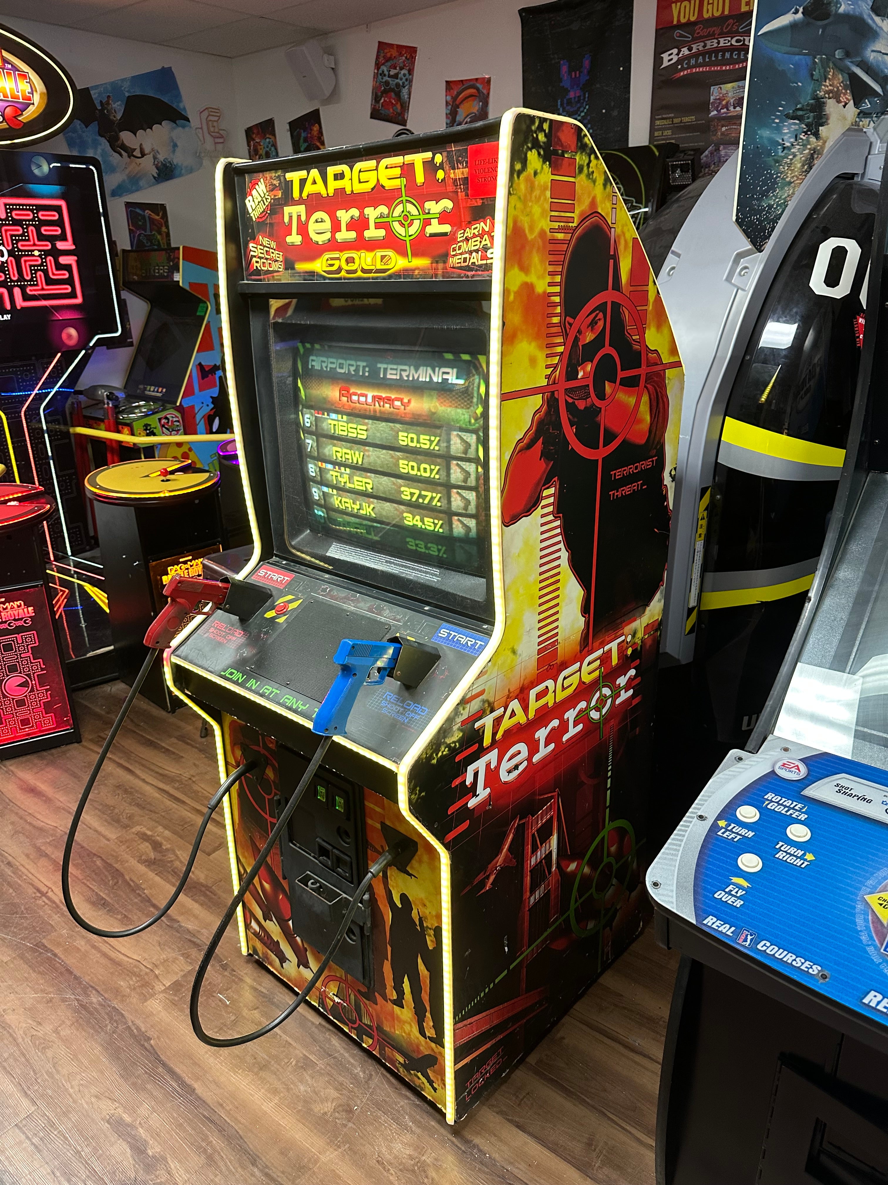 Raw Thrills Target Terror Gold Arcade Game
