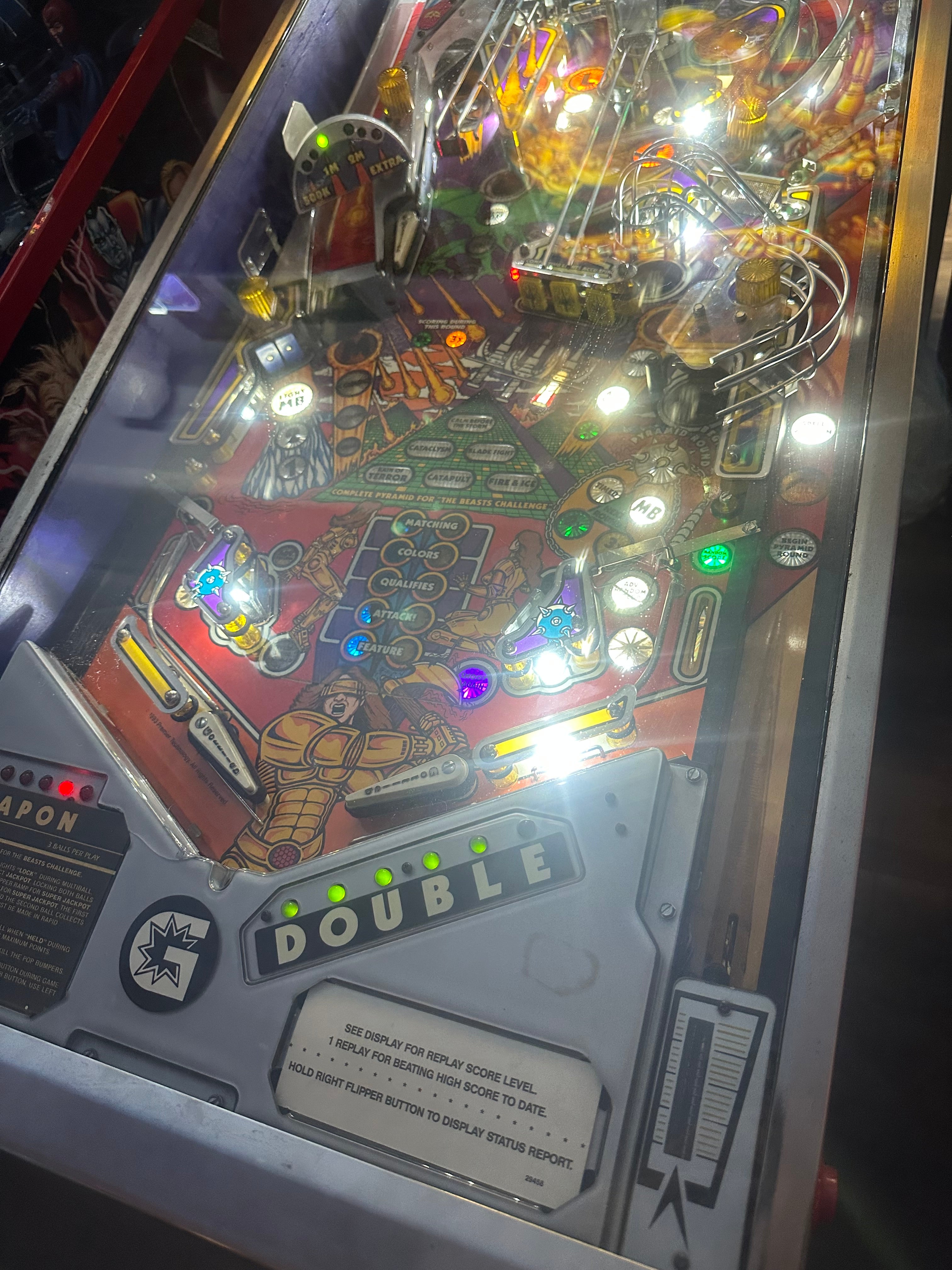 Gottlieb Gladiators Pinball Machine