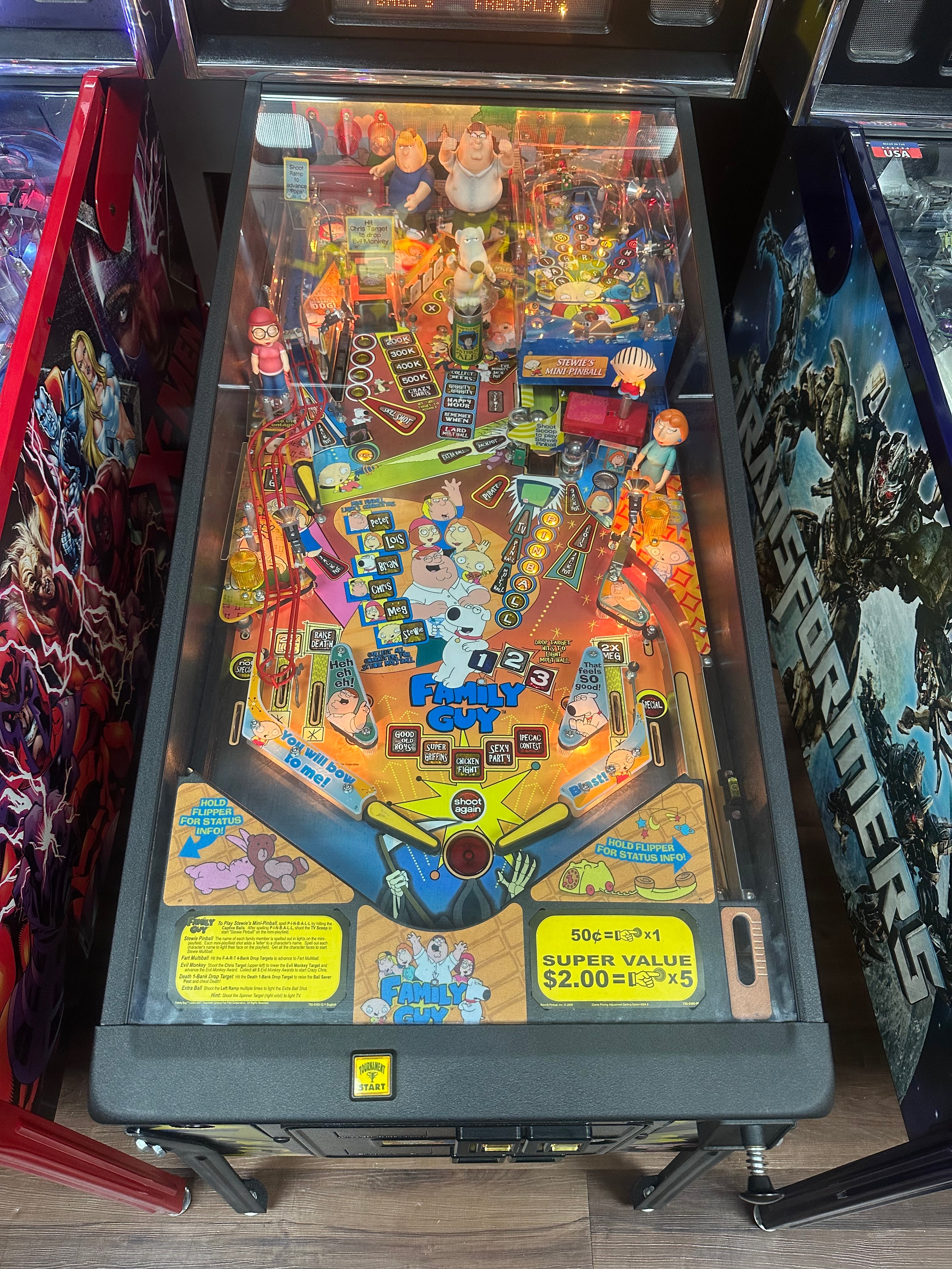 Stern Pinball Family Guy Pinball Machine