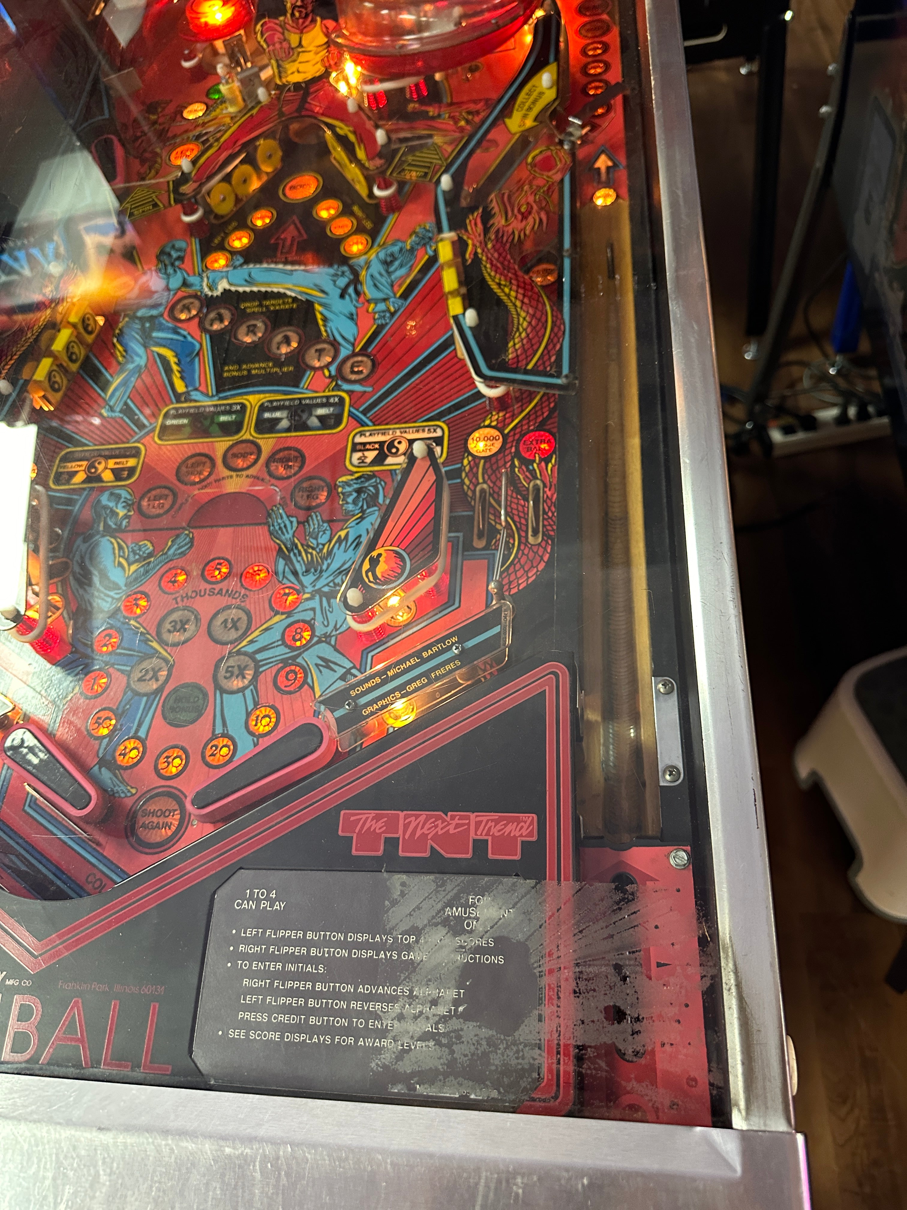 Bally Black Belt Pinball Machine