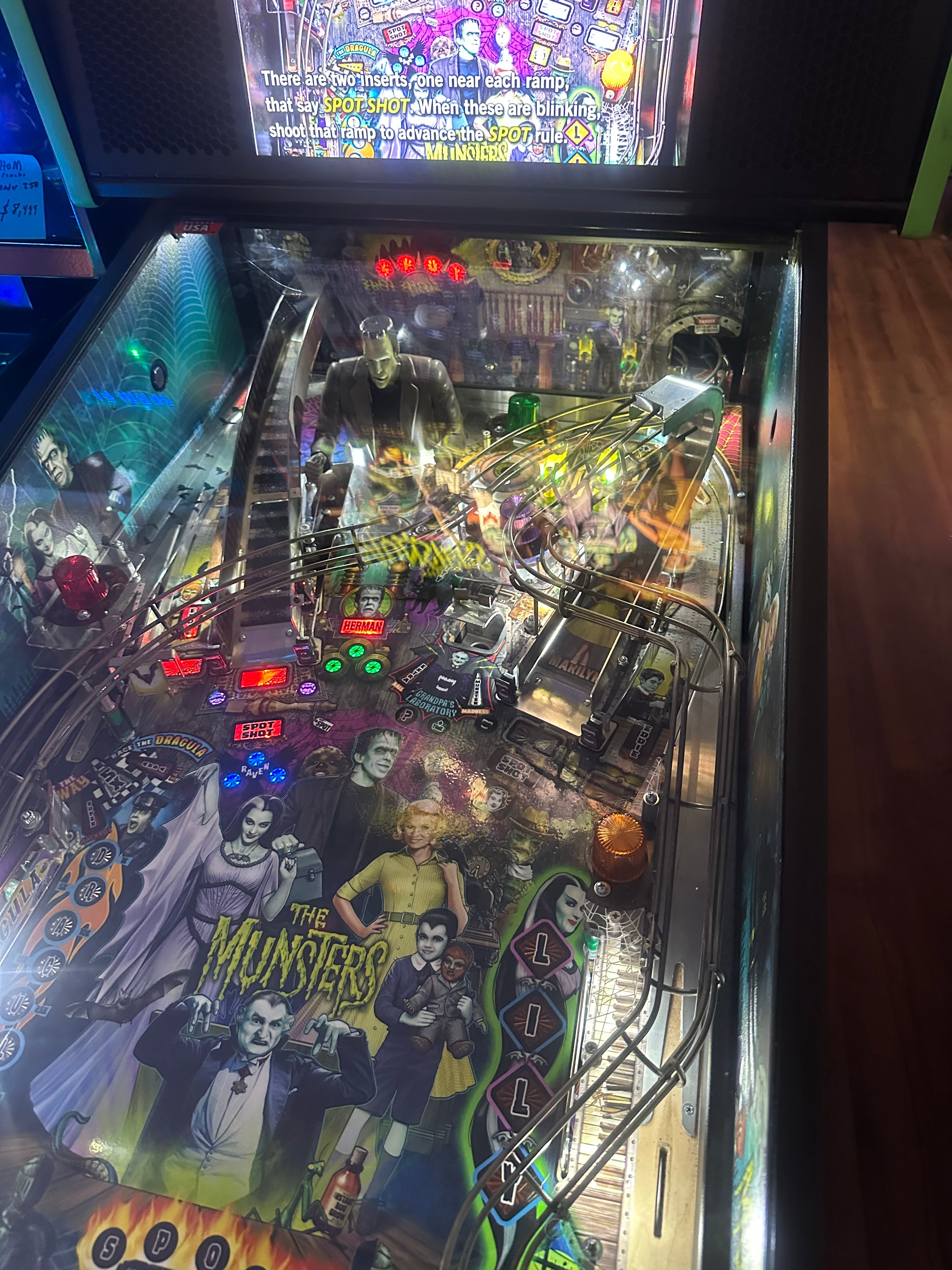 Stern Pinball The Munsters Pro Pinball Machine