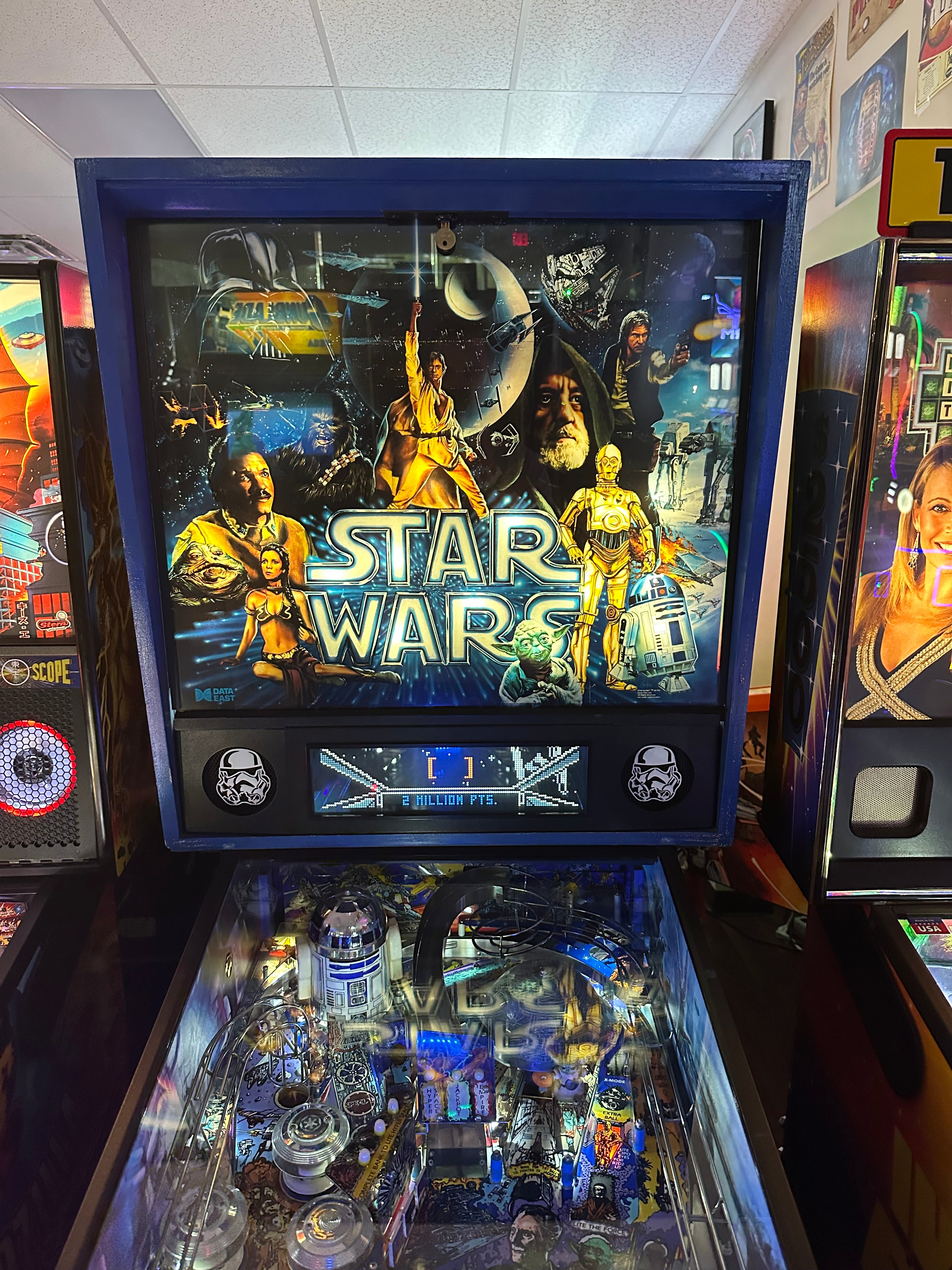 Data East LOADED Star Wars Pinball Machine