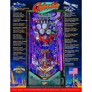 American Pinball Galactic Tank Force Deluxe Pinball Machine