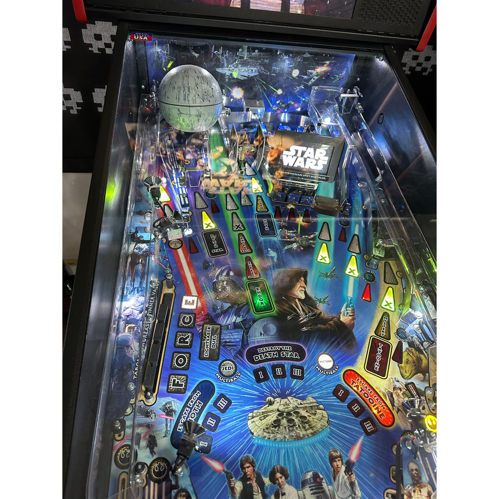 Stern Pinball Star Wars Pinball Machine
A Galaxy Of Fun In A Single Game Stern Pinball Star Wars Pinball Machine
A Galaxy Of Fun In A Single Game