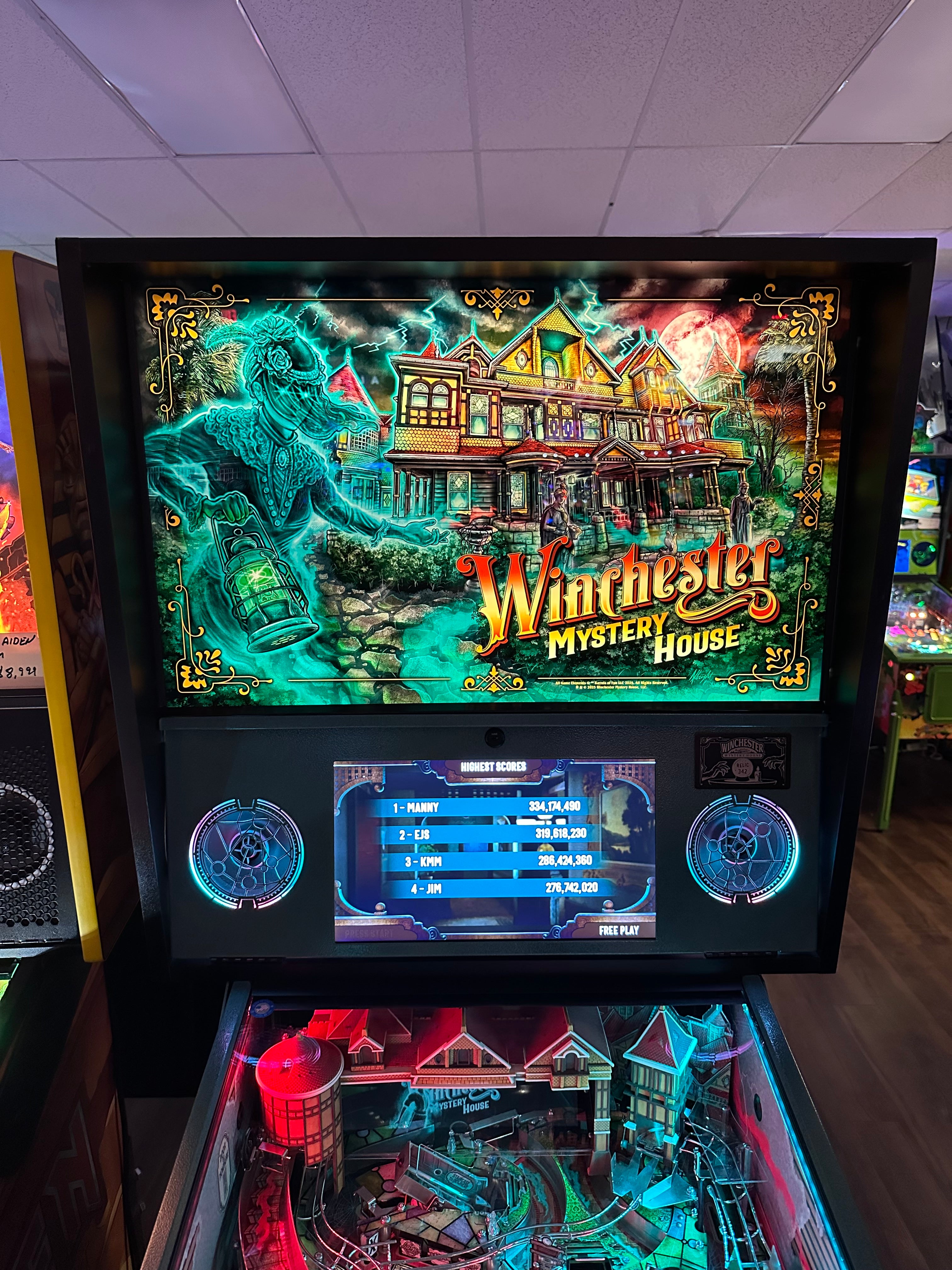 Barrels of Fun Winchester Mystery House Pinball Machine