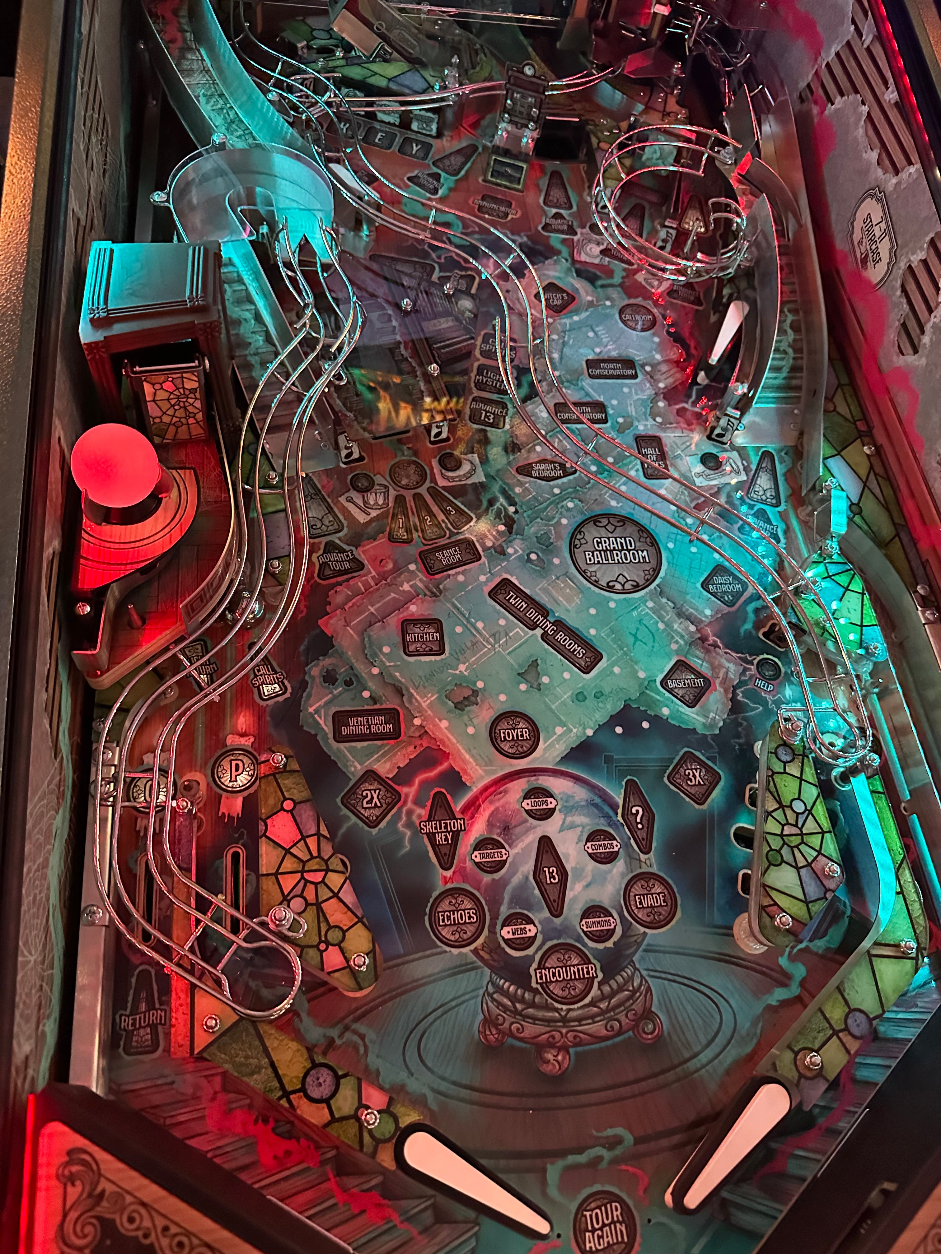 Barrels of Fun Winchester Mystery House Pinball Machine