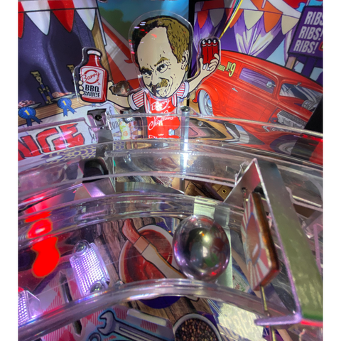 Image of American Pinball Barry O's BBQ Challenge Pinball Machine