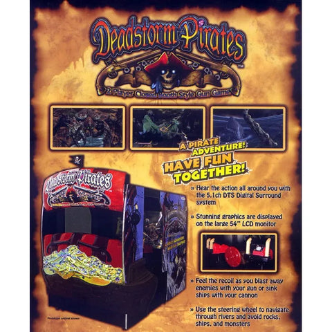 Image of Namco Deadstorm Pirates Arcade Game