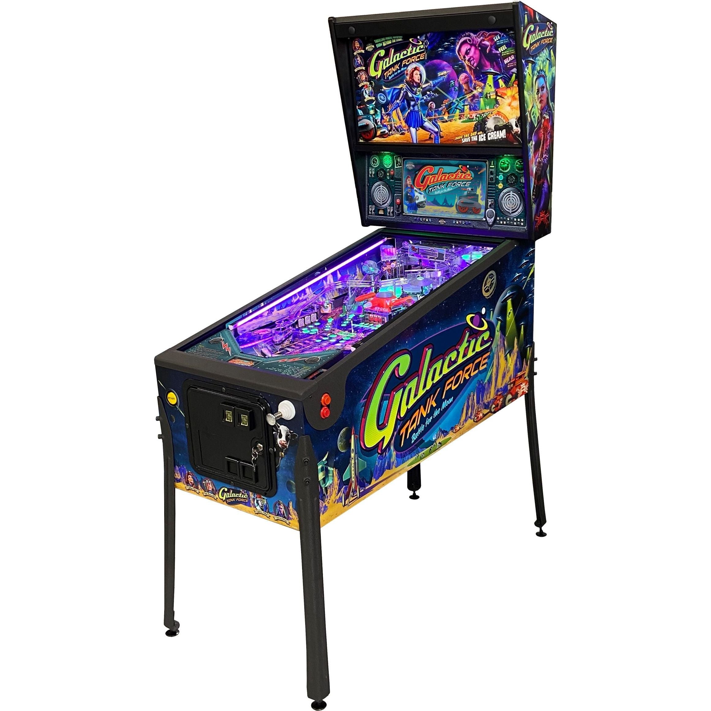 American Pinball Galactic Tank Force Deluxe Pinball Machine
