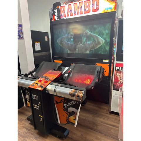 Image of SEGA Rambo Arcade Game