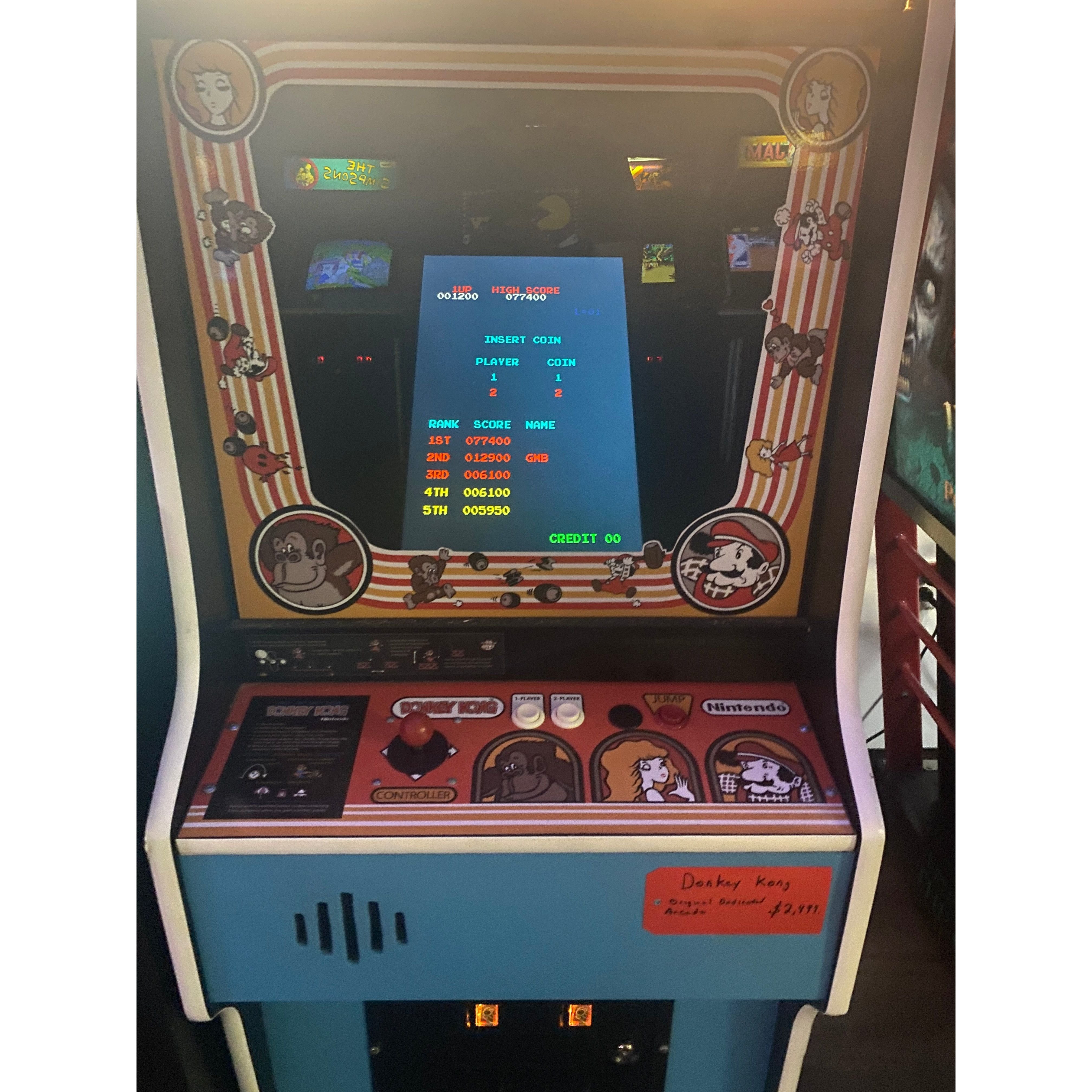 Nintendo Donkey Kong Arcade Video Game