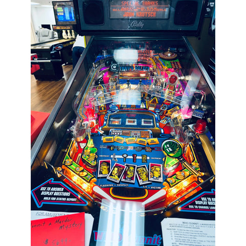 Image of Bally Who Dunnit Pinball Machine