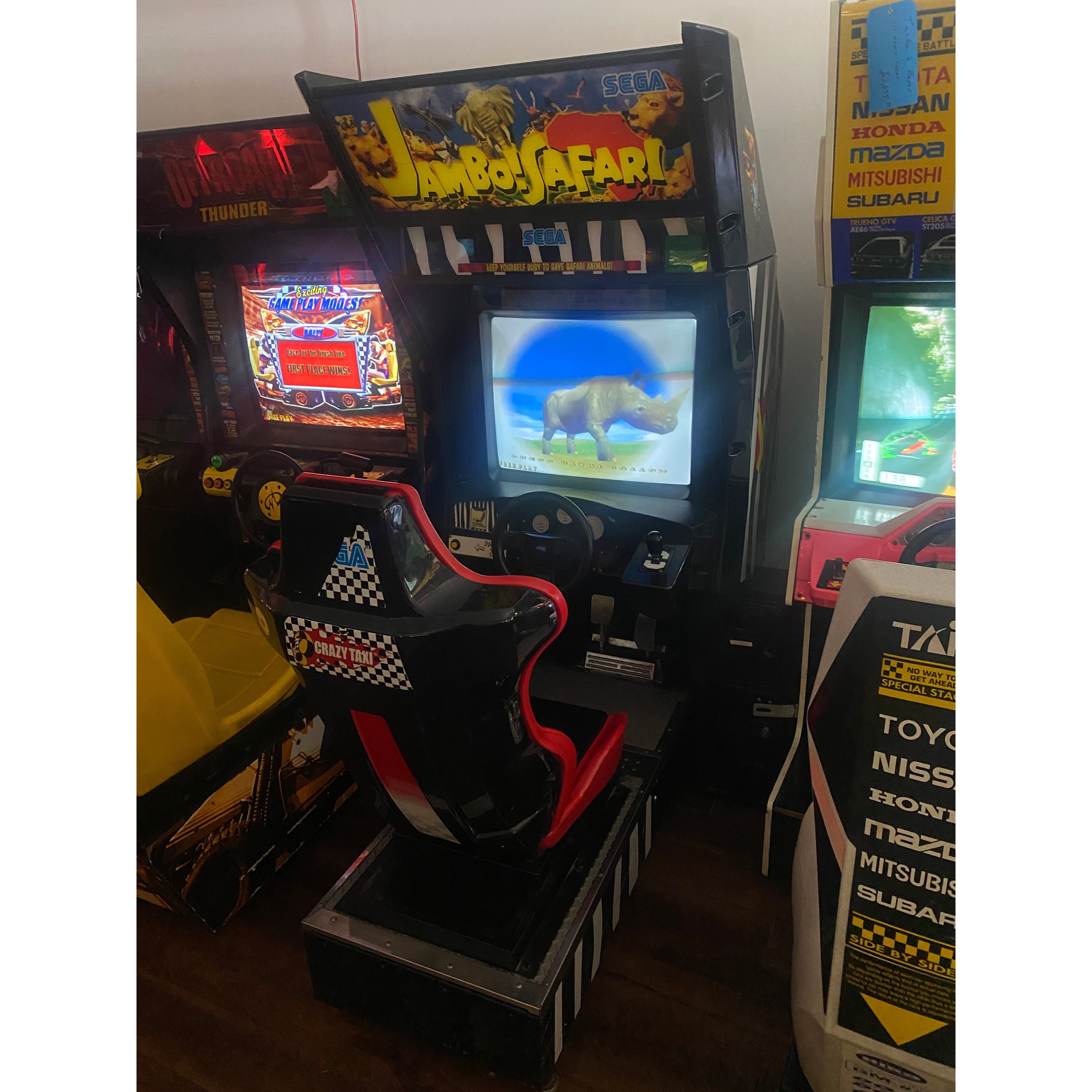 SEGA Jambo Safari Sit-down Driver Arcade Game