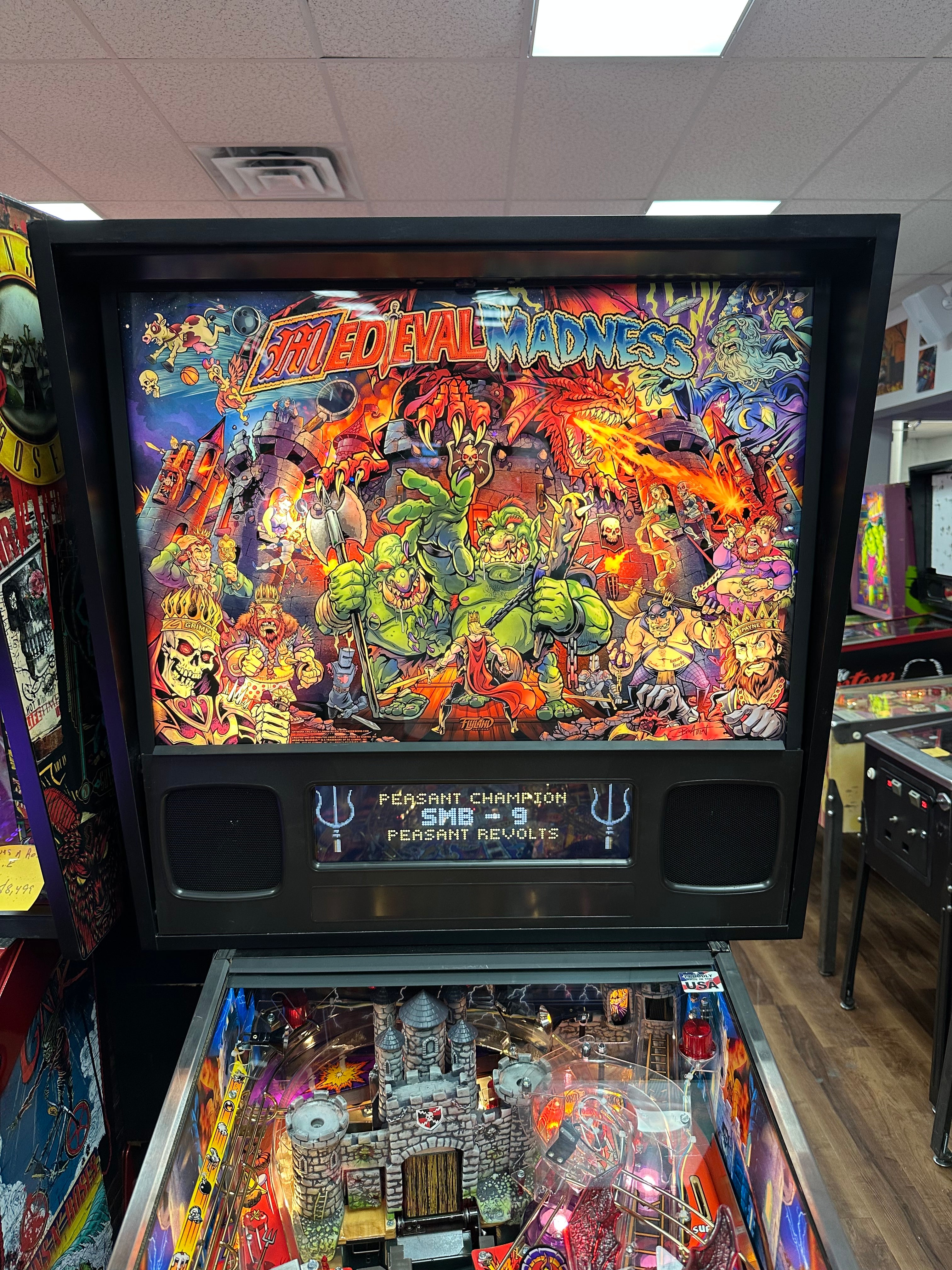 Chicago Gaming Company LOADED Medieval Madness Standard Edition Pinball Machine