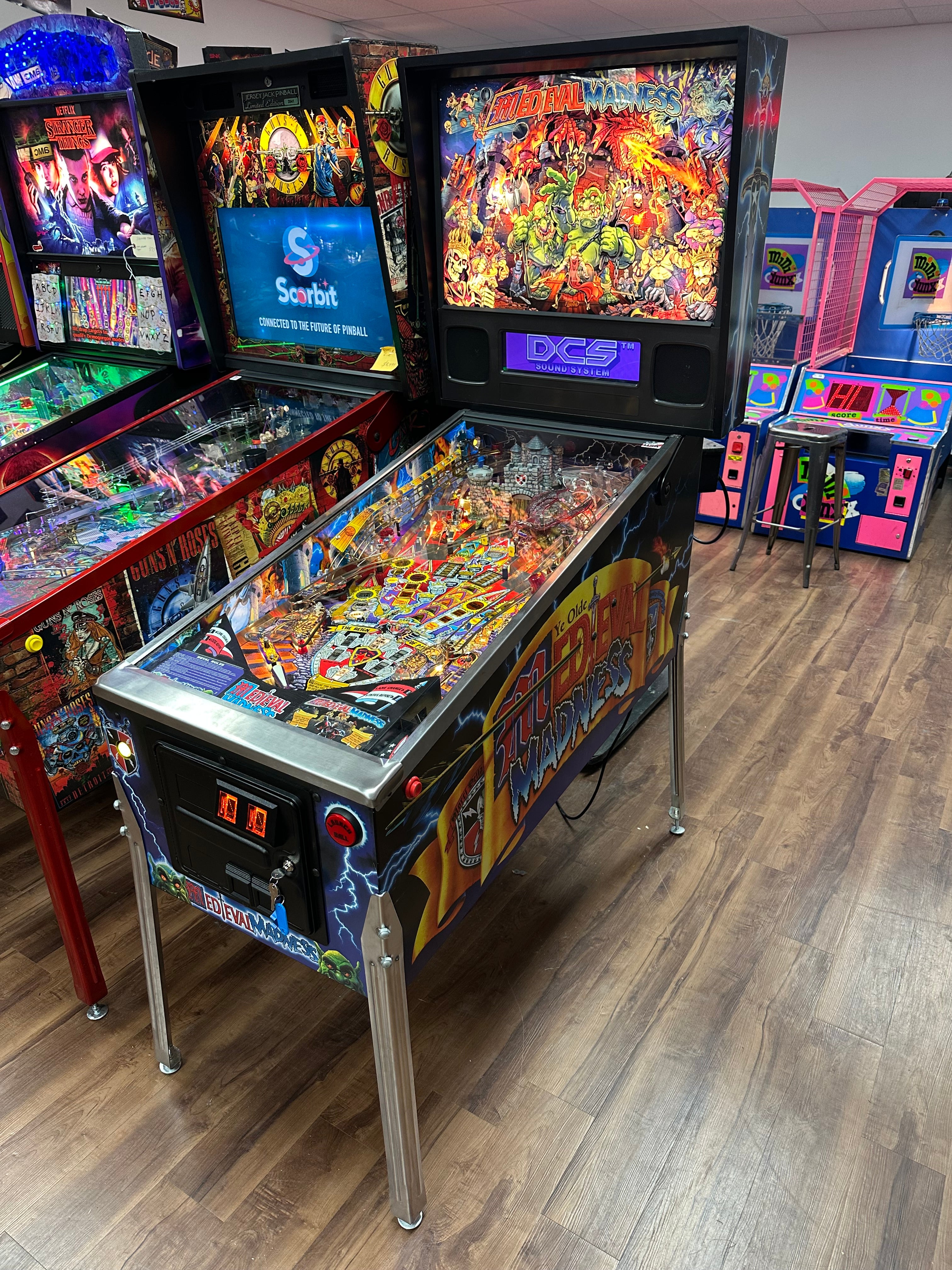 Chicago Gaming Company LOADED Medieval Madness Standard Edition Pinball Machine