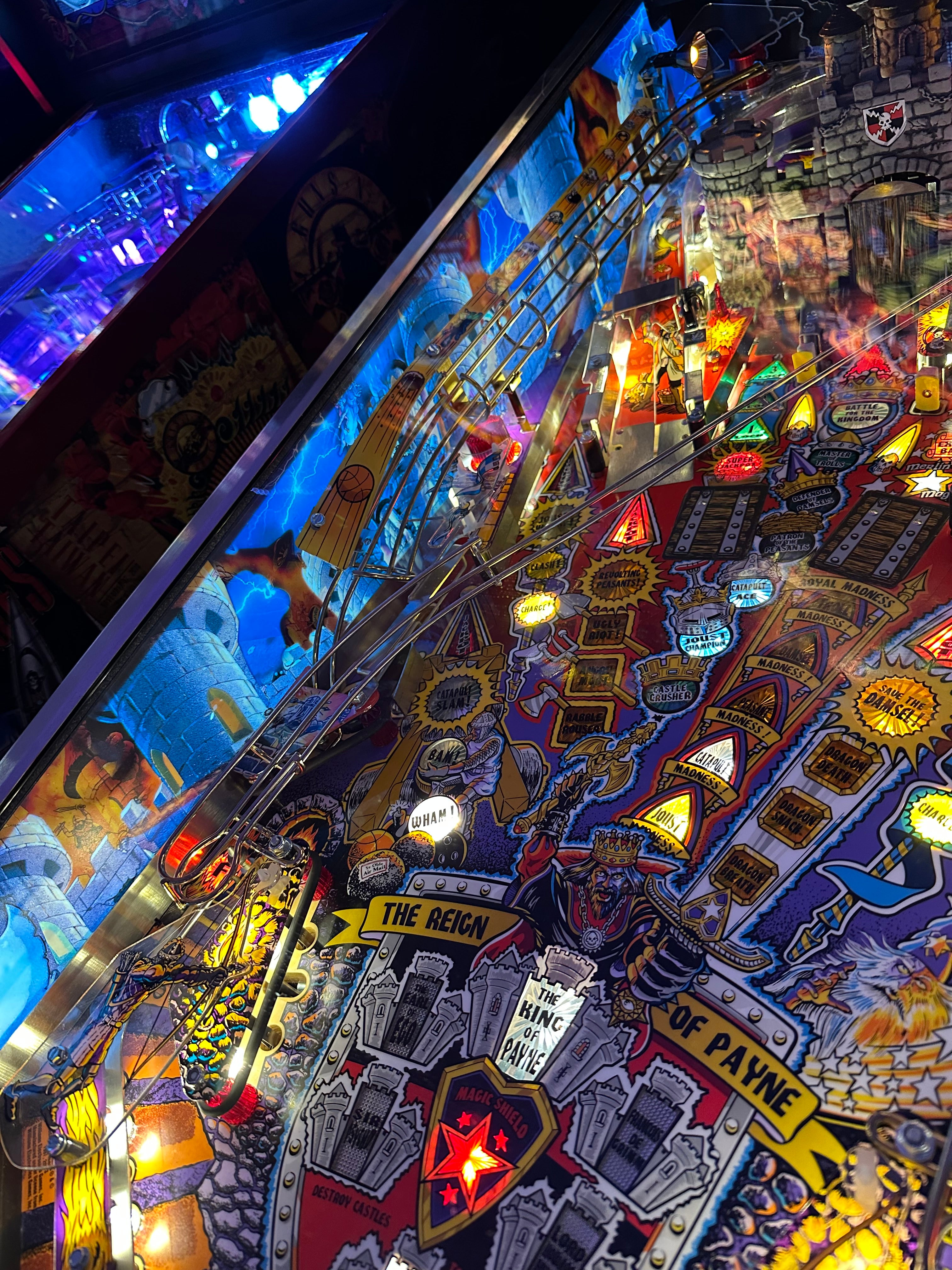 Chicago Gaming Company LOADED Medieval Madness Standard Edition Pinball Machine