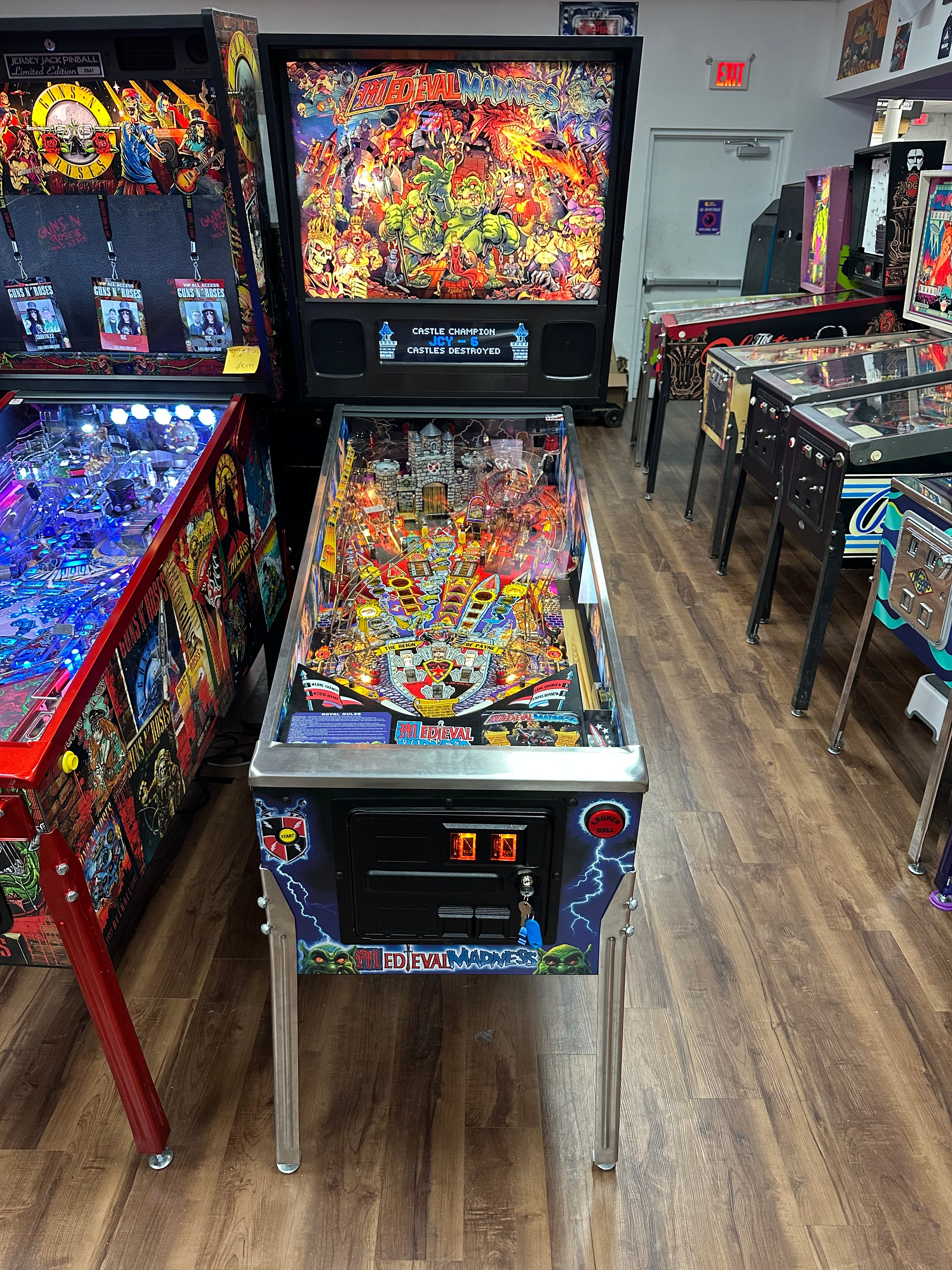 Chicago Gaming Company LOADED Medieval Madness Standard Edition Pinball Machine
