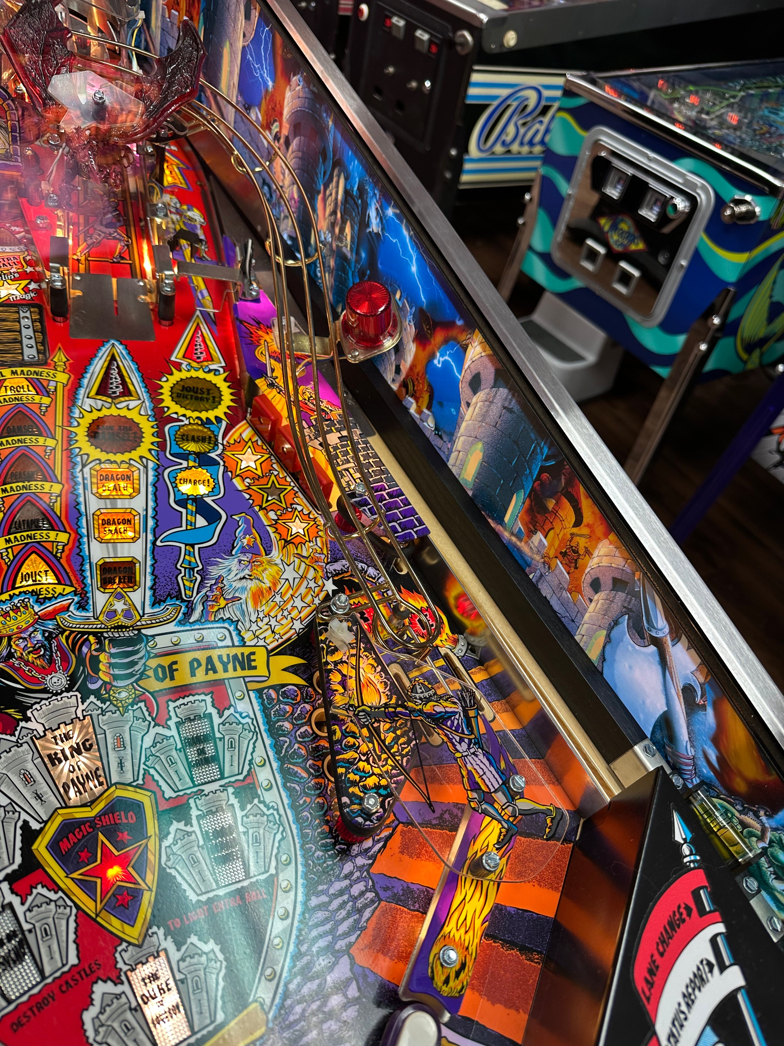 Chicago Gaming Company LOADED Medieval Madness Standard Edition Pinball Machine