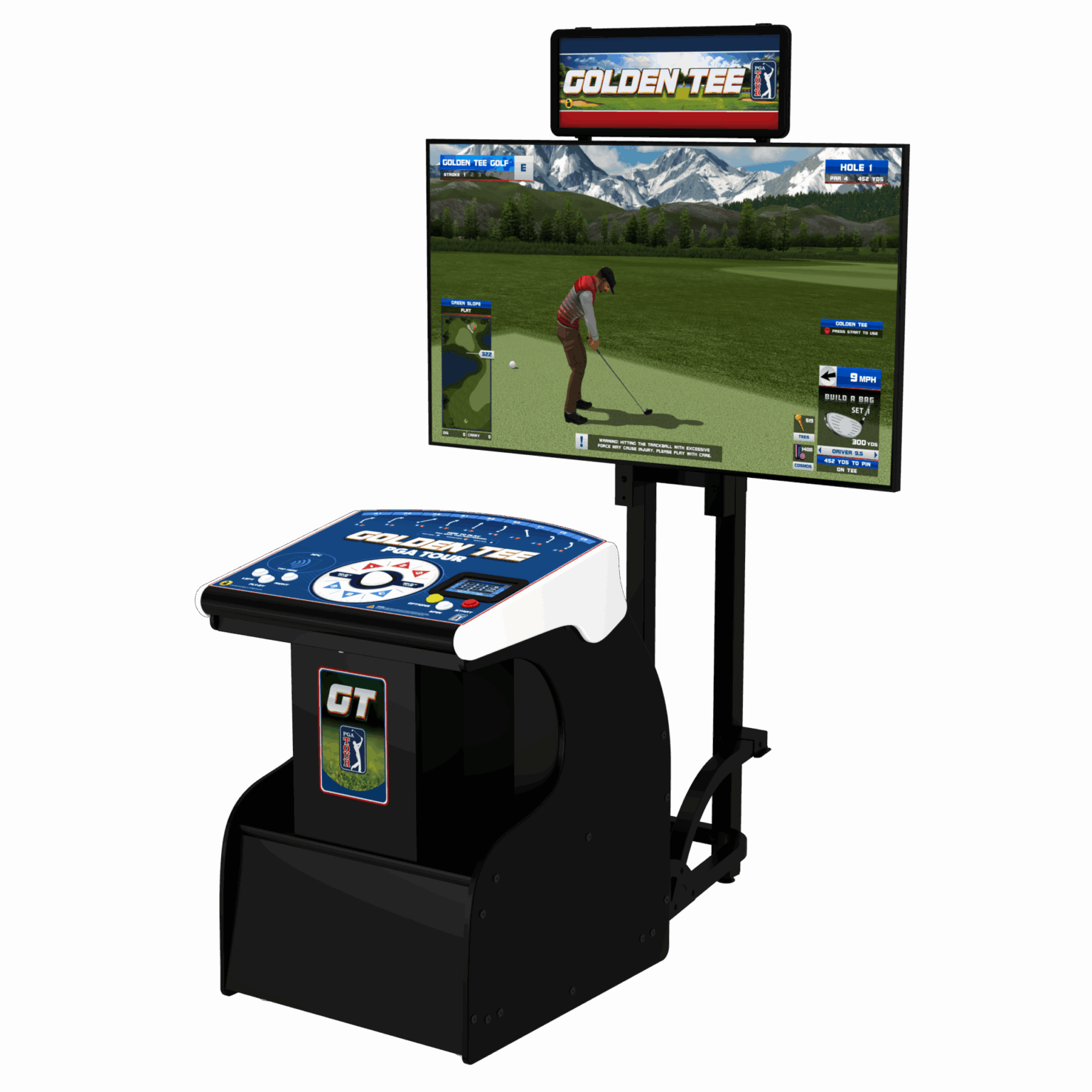 Golden Tee PGA Tour Showpiece Pro Home Arcade Game