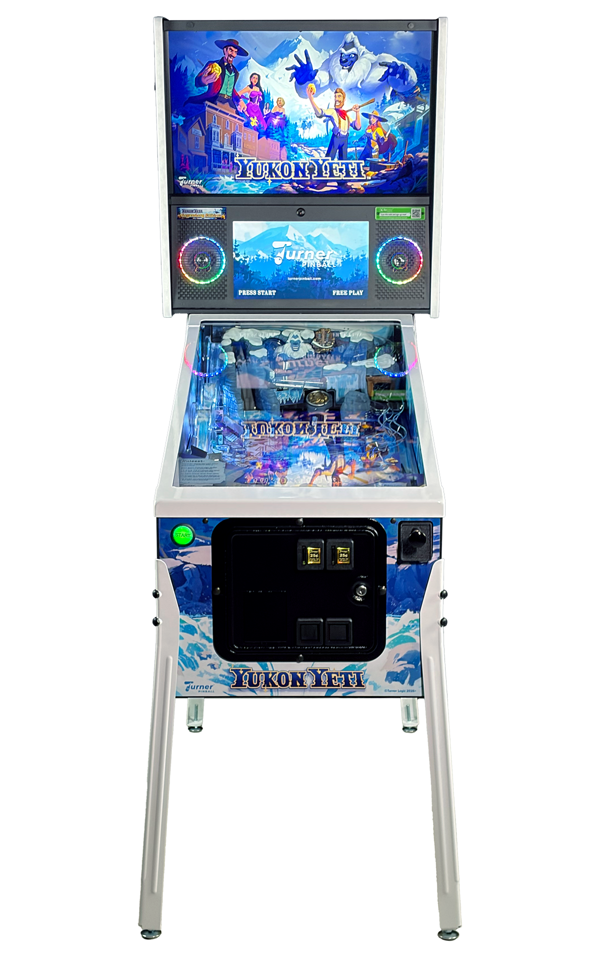 Turner Pinball Yukon Yeti Pinball Machine