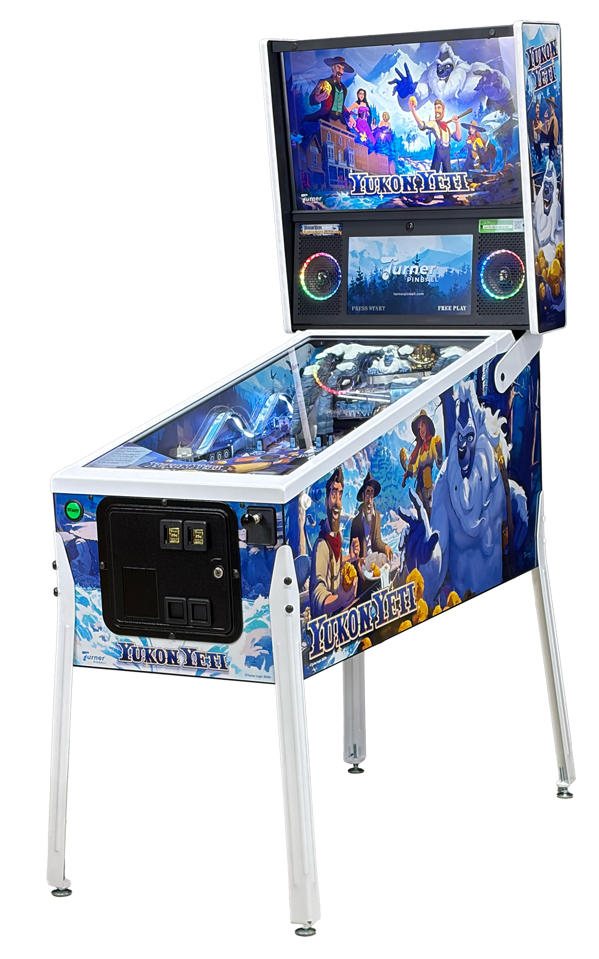 Turner Pinball Yukon Yeti Pinball Machine