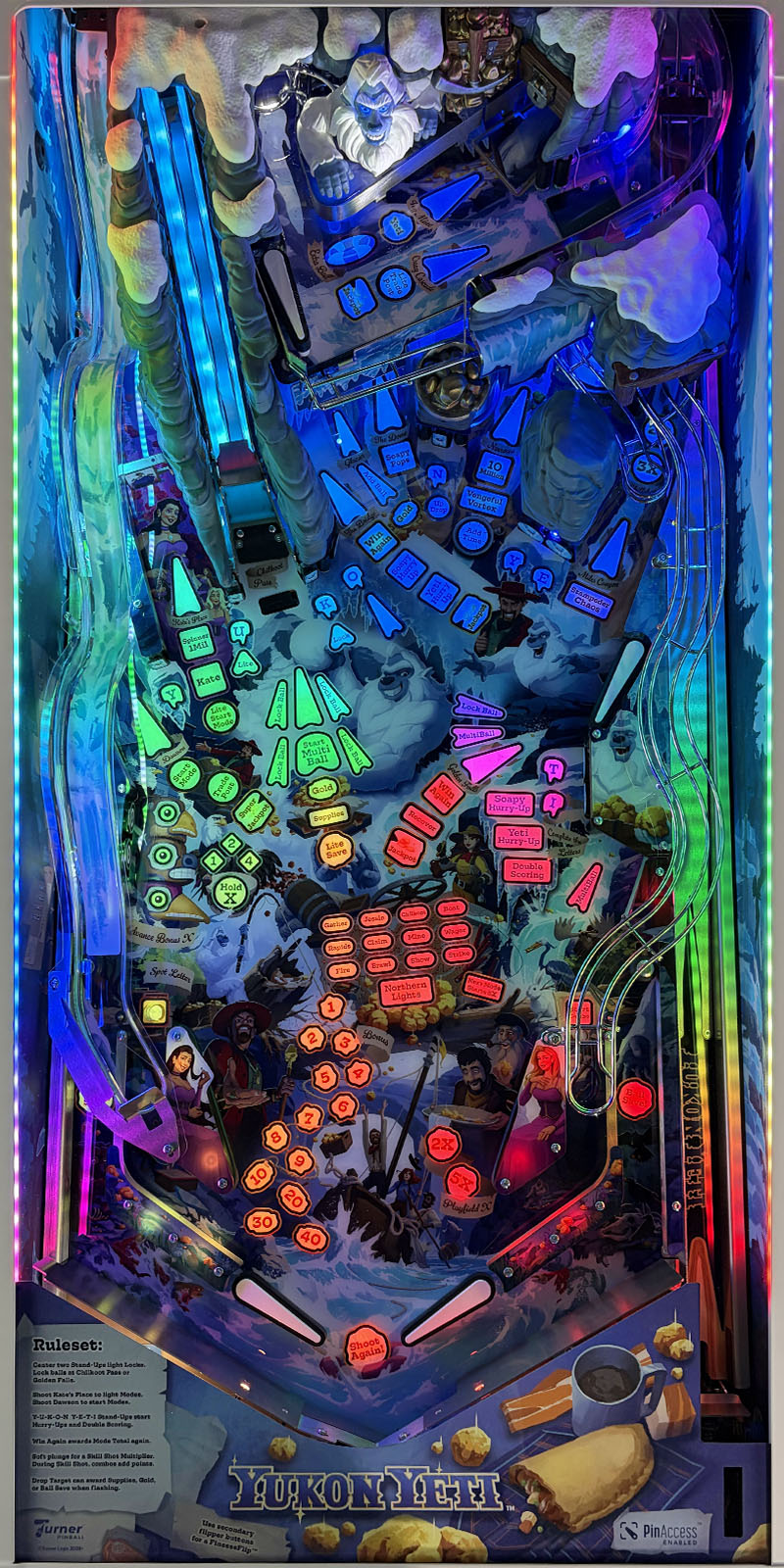 Turner Pinball Yukon Yeti Pinball Machine