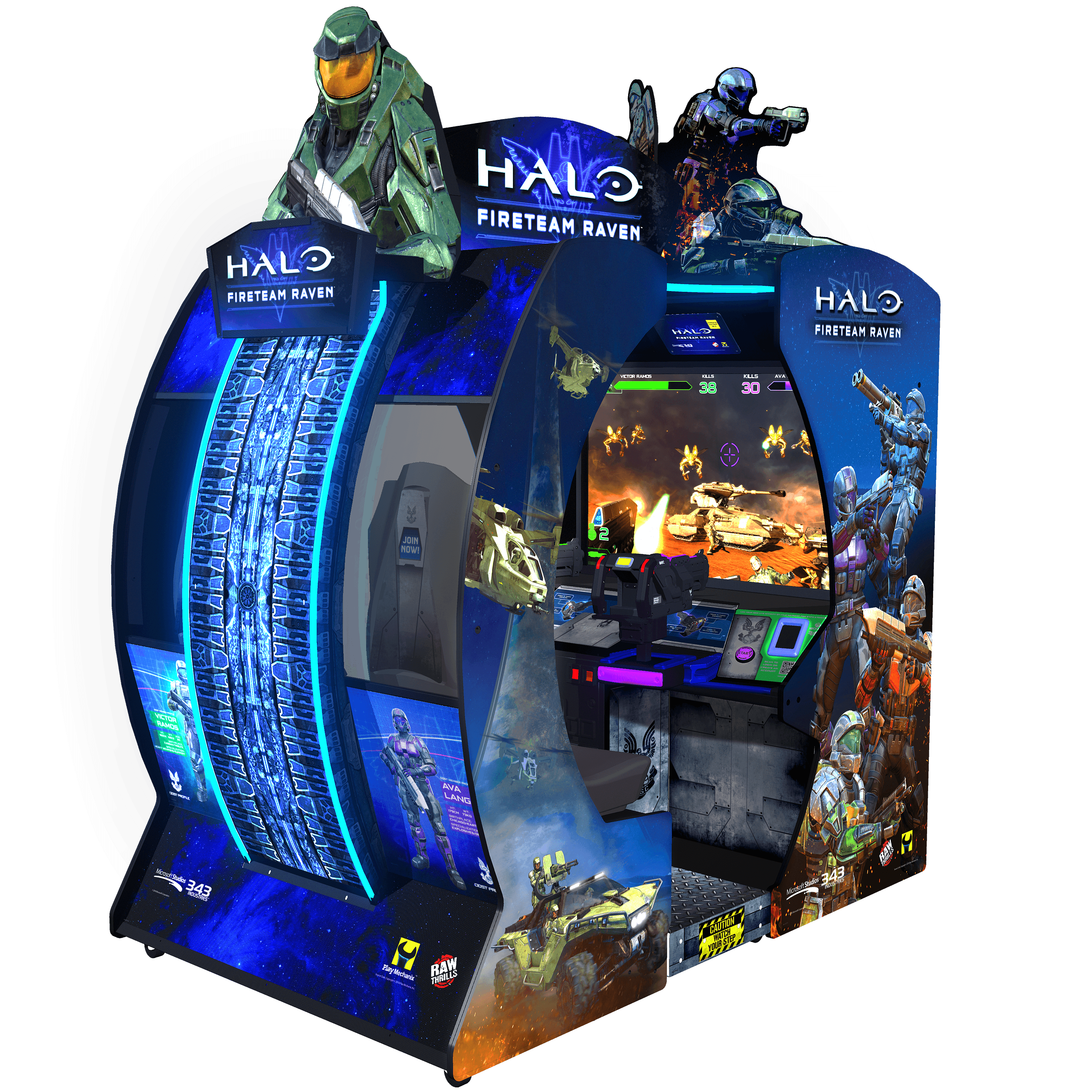 Raw Thrills Halo: Fireteam Raven 2-Player Arcade Game