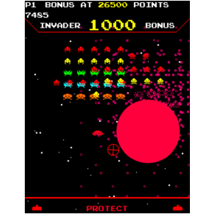 Raw Thrills Space Invaders Frenzy Arcade Game