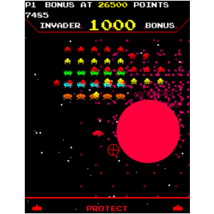 Image of Raw Thrills Space Invaders Frenzy Arcade Game