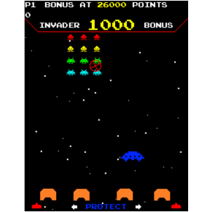 Raw Thrills Space Invaders Frenzy Arcade Game